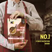 8 - MuscleBlaze High Protein Oats, 1 kg Blue Tokai Cafe Mocha