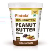 1 - Pintola High Protein Peanut Butter, 1 kg Dark Chocolate Creamy
