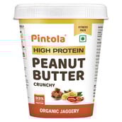 1 - Pintola High Protein Peanut Butter,  0.510 kg  Organic Jaggery Crunchy 