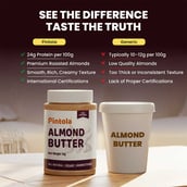 5 - Pintola All Natural Almond Butter, Creamy 0.350 kg