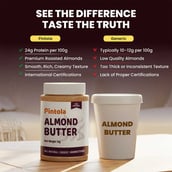 3 - Pintola All Natural Almond Butter,  Crunchy  0.350 kg 
