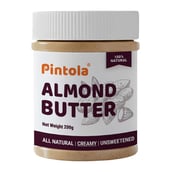 1 - Pintola All Natural Almond Butter,  Creamy  0.2 kg 