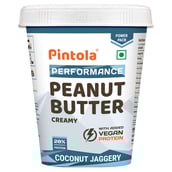 1 - Pintola Coconut Jaggery Performance Series Peanut Butter,  1 kg  Creamy 