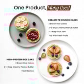 6 - Pintola Wholegrain Brown Rice Cakes, Multigrain Unsalted 130 g