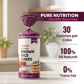2 - Pintola Wholegrain Brown Rice Cakes,  Multigrain Salted (Pack of 4)  130 g 