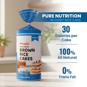 2 - Pintola Wholegrain Brown Rice Cakes,  Lightly Salted (Pack of 4)  130 g 
