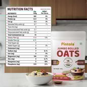 4 - Pintola Jumbo Rolled Oats,  400 g  Natural 