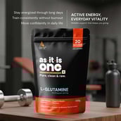 3 - AS-IT-IS Nutrition L Glutamine,  0.22 lb  Unflavoured 