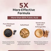 2 - Purely Yours Ashwa Vigour Himalayan Shilajit 60 Capsules with Shilajit Resin Combo,  20 g 