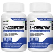 NutriJa L-Carnitine, 60 capsules Unflavoured (Pack of 2)
