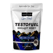 14 - Kapiva Him Foods Testofuel Shilajit Whey Protein, 2 lb Cookies & Cream