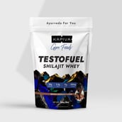 4 - Kapiva Him Foods Testofuel Shilajit Whey Protein, 2 lb Belgian Chocolate