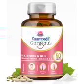 Vaamveda Biotin Keratin L Glutathione Vitamin C E Hair Skin Nail Hair Growth,  30 tablet(s)  Supplements 