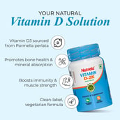 8 - Nutrela Patanjali Vit D-2K,  60 chewable tablet(s)  Vanilla 