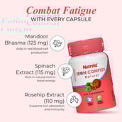 9 - Nutrela Iron Complex,  30 capsules 