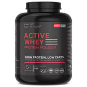 1 - Physic Nutrition Active Whey Protein Powder, 4.4 lb Strawberry