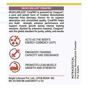 12 - MuscleBlaze CreaPRO Creatine with Creapure® Powder from Germany,  Unflavoured  0.55 lb