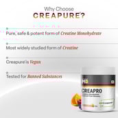 6 - MuscleBlaze CreaPRO Creatine with Creapure® Powder from Germany, Fruit Punch 0.55 lb