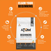 7 - AS-IT-IS Nutrition ATOM Beginners Whey Protein,  2.2 lb  Mango Fusion 