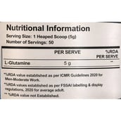 Gibbon Nutrition Glutamine,  0.55 lb  Unflavoured 