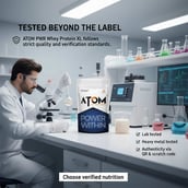 9 - AS-IT-IS Nutrition ATOM PWR Whey Protein, 2.2 lb Choco Hazel Fusion