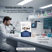 10 - AS-IT-IS Nutrition ATOM PWR Whey Protein, 8.8 lb Double Rich Chocolate