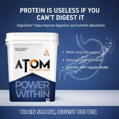 8 - AS-IT-IS Nutrition ATOM PWR Whey Protein, 8.8 lb Double Rich Chocolate
