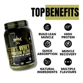 6 - Muscle Military Dynamite 100% Whey Protein Blend,  2.2 lb  Alphonso Mango 