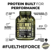 4 - Muscle Military Dynamite 100% Whey Protein Blend,  4.4 lb  Irish Chocolate 
