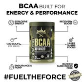6 - Muscle Military BCAA Advanced,  0.86 lb  30 Servings  Blue Raspberry 