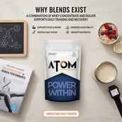 8 - AS-IT-IS Nutrition ATOM PWR Whey Protein, 2.2 lb Double Rich Chocolate