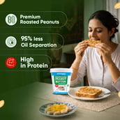 3 - Myfitness by brnd.me Natural Peanut Butter,  510 g  Crunchy 
