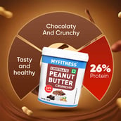 9 - Myfitness by brnd.me Chocolate Peanut Butter,  1.25 kg  Crunchy 
