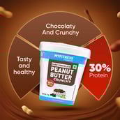 9 - Myfitness by brnd.me Dark Chocolate Peanut Butter,  1 kg  Crunchy 