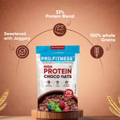 5 - Pro.Fitness High Protein Rolled Oats,  375 g  Dark Chocolate 
