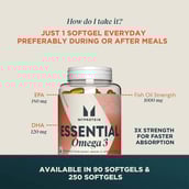 5 - Myprotein Essential Omega-3,  90 softgels 