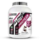 1 - Getmymettle Alpha Whey Protein, 4.4 lb Divine Coffee