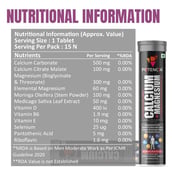 2 - Potencia Calcium + Magnesium Effervescent, 15 tablet(s) Strawberry Rose