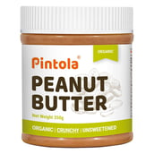 1 - Pintola Organic Peanut Butter, 0.350 kg Crunchy