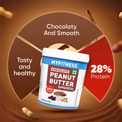 9 - Myfitness by brnd.me Chocolate Peanut Butter,  1.2 kg  Smooth 
