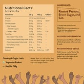 5 - Nutrabay Foods Original Peanut Butter,  750 g  Crunchy 