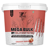 1 - White Wolf Mega Bulk,  11 lb  Strawberry Banana 