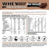 3 - White Wolf Whey Blend,  4.4 lb  Irish Chocolate 