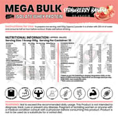 3 - White Wolf Mega Bulk,  2.2 lb  Strawberry Banana 