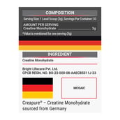 10-(10 - MuscleBlaze CreaPRO Creatine with Creapure® Powder from Germany,  Unflavoured  0.22 lb