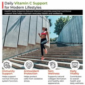 3 - Health Veda Organics Natural Vitamin-C 1000mg, 120 tablet(s) Unflavoured