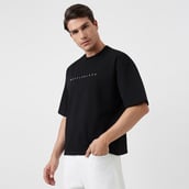 2 - ZVERSE NOCAP Oversize Tee, Large Black Riot