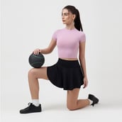 5 - ZVERSE PowerPlay Skort,  Black Riot  X-Small