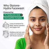 2 - Glutone Hydra Face Wash,  100 ml  for Glow and Hydration (Pack of 3) 