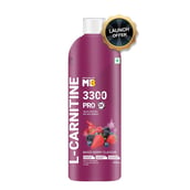 MuscleBlaze Liquid L-Carnitine PRO - 3300mg Triple Strength Formula,  450 ml  Mixed Berry 
